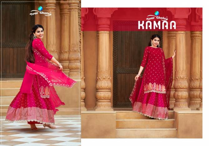 Your Choice Kamaa Heavy New Designer Fancy Festive Wear Look Salwar Kameez Collection